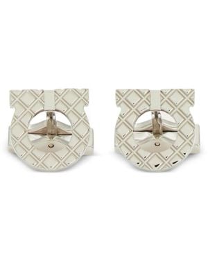 Ferragamo Gancini Cufflinks - White