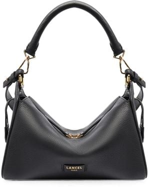 Lancel Louison Grained Leather Shoulder Bag - Black