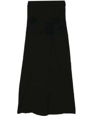 Cecilie Bahnsen Villa A-Line Skirt - Black