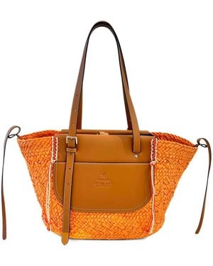 CUBA LAB Borsa Tote Tropicana - Arancione