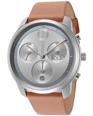 Movado Verso 42Mm Watch - Gray