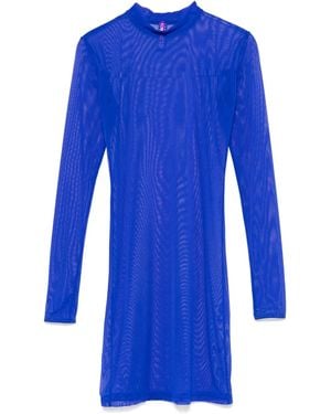 Maison Close Corps À Corps Harness-Detail Dress - Blue