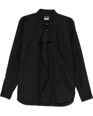 Comme des Garçons Asymmetric-Panel Shirt - Black