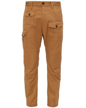 DSquared² Pocket Trousers - Natural