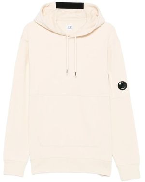 C.P. Company Hoodie mit Logo-Print - Natur