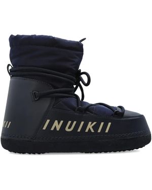 Inuikii Logo-Lettering Snow Boots - Black