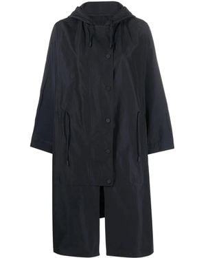 Yves Salomon Impermeabile Con Coulisse - Blu