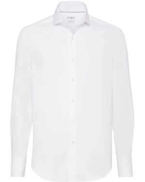 Brunello Cucinelli Cotton Shirt - White