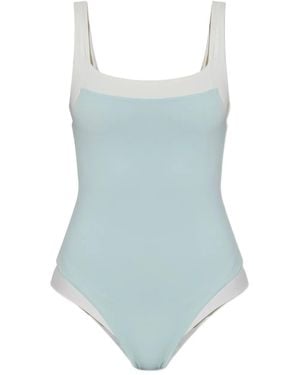 Marysia Swim Square-Neck Swimsuit - Blue