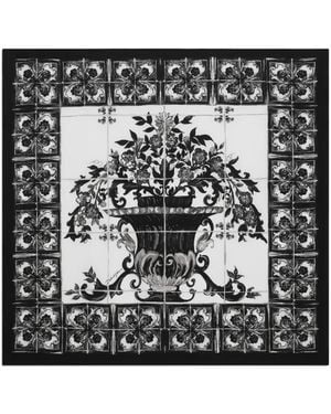Dolce & Gabbana Silk Scarf - Black