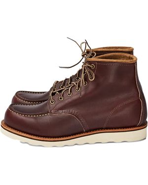 Red Wing Bottines 8856 6' Classic Moc En Cuir - Marron