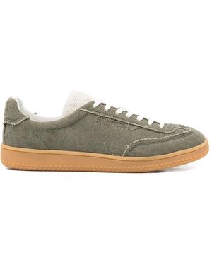 Paul Smith Como Raw-Edge Trainers - Green