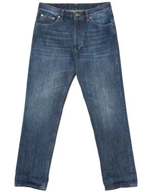 Dondup Faded-Effect Turn-Up Jeans - Blue