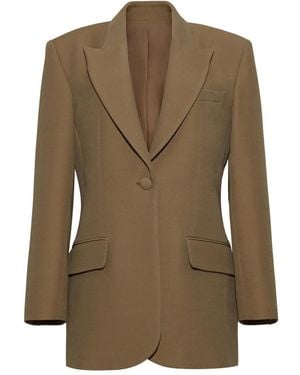 Adam Lippes Single-Breasted Blazer - Green