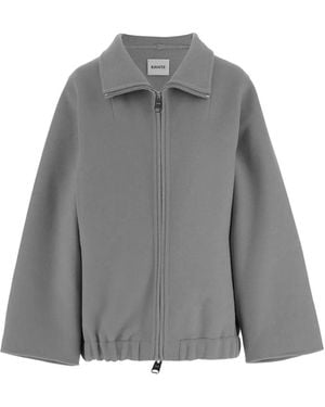 KHAITE Zip-up Bomber Jacket - グレー