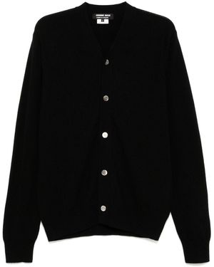 Comme des Garçons V-Neck Cardigan - Black