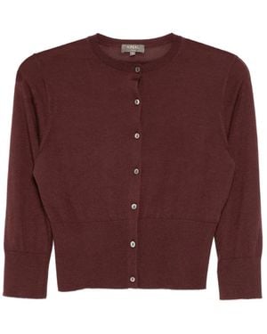 N.Peal Cashmere Darcie カーディガン - レッド