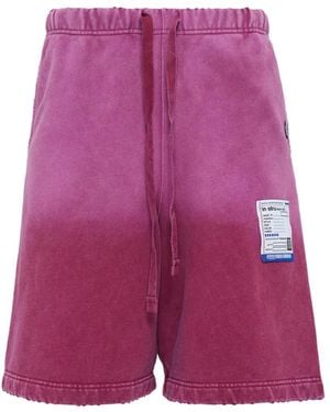 Maison Mihara Yasuhiro Distressed Shorts - Purple