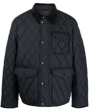 Polo Ralph Lauren Diamond-Quilt Button-Fastening Jacket - Black