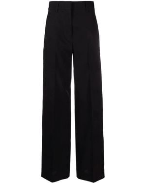 Burberry Wide-Leg Tailored Pants - Black