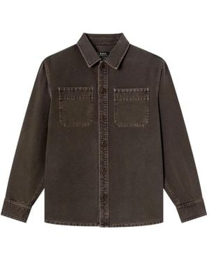 A.P.C. Noah Overshirt Jacket - Brown