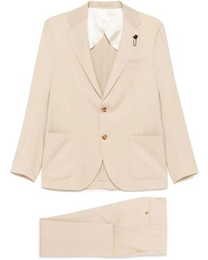 Lardini ウールスーツ - ナチュラル