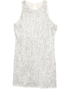 Patrizia Pepe Sequin-Embellished Mini Dress - White