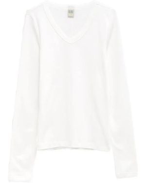 Flore Flore Camiseta Jill de algodón orgánico - Blanco