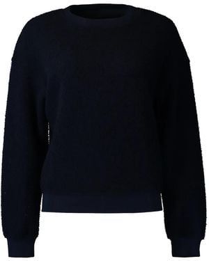 The Lady & The Sailor Crew-Neck Bouclé Jumper - Blue