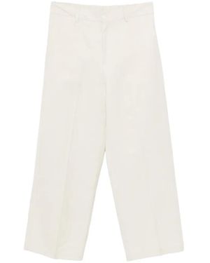 Costumein Button-Fastening Trousers - White