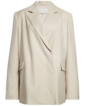 Loulou de Saison Notched-Lapel Blazer - Natural