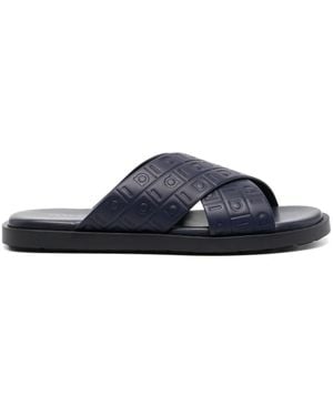 Ferragamo Monogram Sandals - Blue