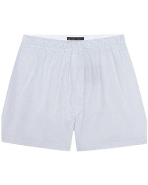 Brooks Brothers Polka-Dot Cotton Boxers - White