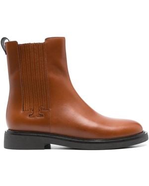 Tory Burch T Gore チェルシーブーツ - ブラウン