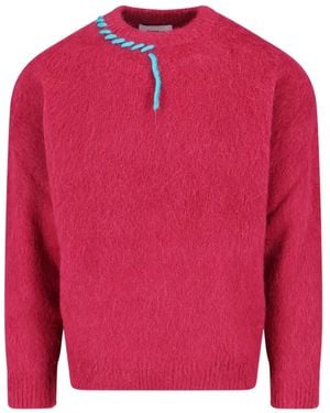 Bonsai Gestrickter Pullover - Pink