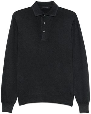 Tagliatore Bailey Polo Shirt - Black