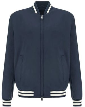 Paul & Shark Veste Bomber Typhoon Zippée - Blue