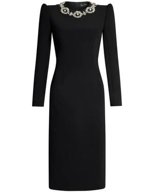 Jenny Packham Mantra Crystal-Embellished Dress - Black