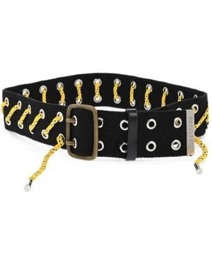 DSquared² Grommet Lace-Up Belt - Black