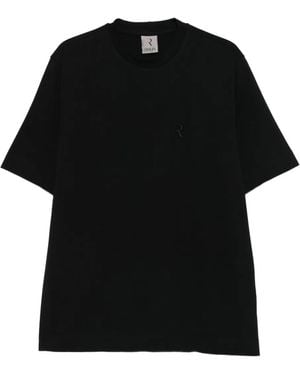 Rhun クルーネック Tシャツ - ブラック