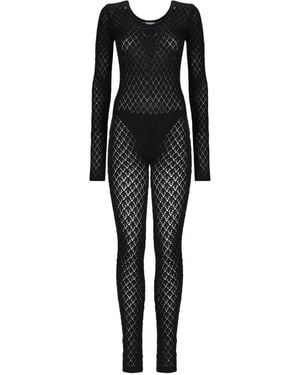 Laneus Knitted Jumpsuit - Black