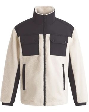 Fusalp Fleece Paneled Jacket - White