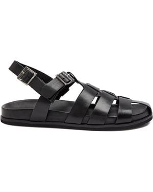 Grenson Sandales En Cuir - Noir