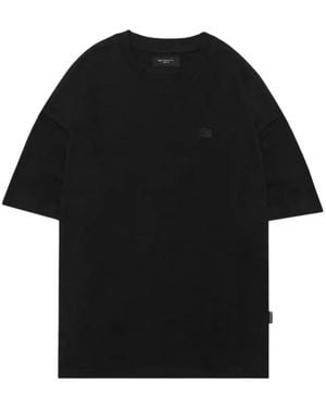RETERNITY Signe T-Shirt Mit Logo-Patch - Schwarz