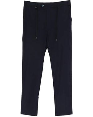 DISTRETTO 12 32 York T. Active Drawstring Trousers - Blue