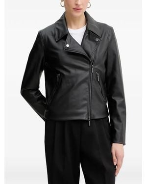 ARMANI EXCHANGE Collar Zip Jacket - Black