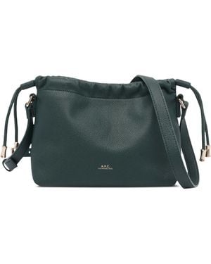 A.P.C. Ninon Drawstring Mini Bag - Green