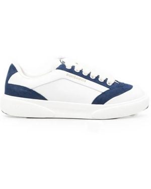 CASABLANCA Del Mar Suede-Panelled Trainers - Blue