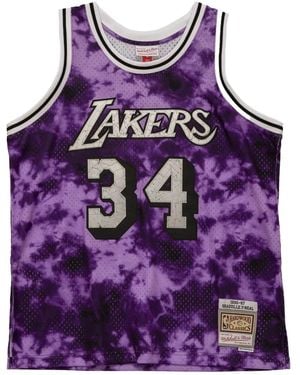 Mitchell & Ness "Nba La Lakers 96 Shaquille O'Neal" Galaxy Swingman Jersey - Purple