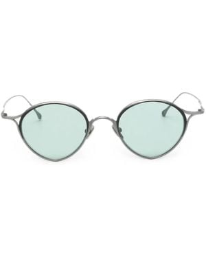 Rigards Round-Frame Sunglasses - White